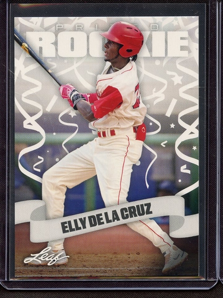 2023 LEAF 01 PRIZED ROOKIE ELLY DE LA CRUZ