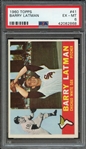 1960 TOPPS 41 BARRY LATMAN PSA EX-MT 6