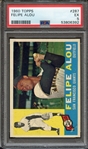 1960 TOPPS 287 FELIPE ALOU PSA EX 5