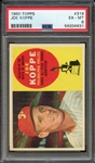 1960 TOPPS 319 JOE KOPPE PSA EX-MT 6