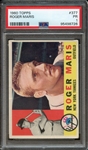 1960 TOPPS 377 ROGER MARIS PSA PR 1