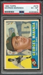 1960 TOPPS 479 GEORGES MARANDA PSA EX-MT 6