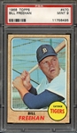 1968 TOPPS 470 BILL FREEHAN PSA MINT 9