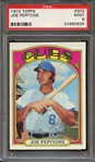 1972 TOPPS 303 JOE PEPITONE PSA MINT 9