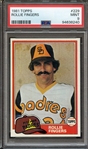 1981 TOPPS 229 ROLLIE FINGERS PSA MINT 9