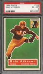 1956 TOPPS 109 DALE ATKESON PSA EX-MT 6