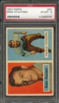 1957 TOPPS 92 ERNIE STAUTNER PSA EX-MT 6