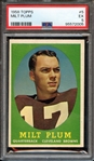 1958 TOPPS 5 MILT PLUM PSA EX 5