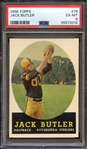 1958 TOPPS 76 JACK BUTLER PSA EX-MT 6