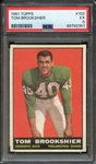 1961 TOPPS 102 TOM BROOKSHIER PSA EX 5