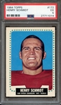 1964 TOPPS 172 HENRY SCHMIDT PSA EX 5