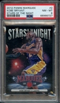 2012 PANINI MARQUEE STARS OF THE NIGHT 2 KOBE BRYANT STARS OF THE NIGHT PSA NM-MT 8