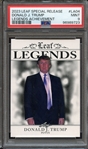 2023 LEAF SPECIAL RELEASE LEGENDS ACHIEVEMENT LA04 DONALD J. TRUMP PSA MINT 9