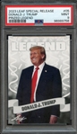 2023 LEAF SPECIAL RELEASE PRIZED LEGEND 5 DONALD J. TRUMP PSA MINT 9