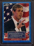 2019 LEAF 2020 PRESIDENTIAL CANDIDATE PRISMATIC WAVE BLUE BETO OROURKE 8/20