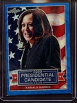 2019 LEAF 2020 PRESIDENTIAL CANDIDATE PRISMATIC WAVE BLUE KAMALA HARRIS 8/20