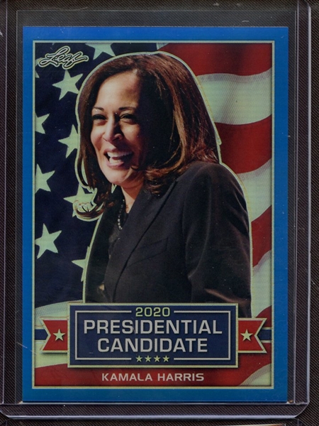 2019 LEAF 2020 PRESIDENTIAL CANDIDATE PRISMATIC BLUE KAMALA HARRIS 14/35