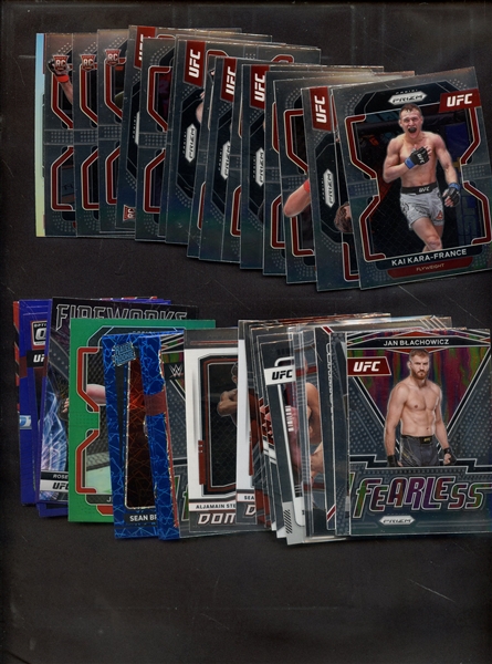 (40) PANINI CHROME UFC LOT