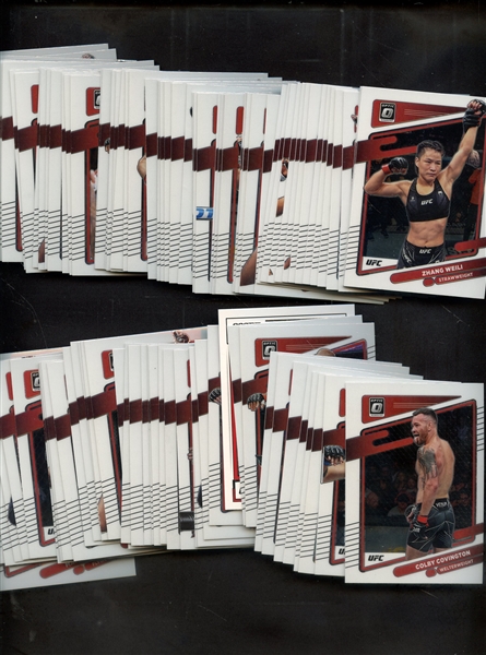 (100) PANINI OPTIC UFC LOT