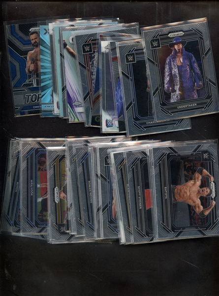 (50) PANINI CHROME WWE LOT