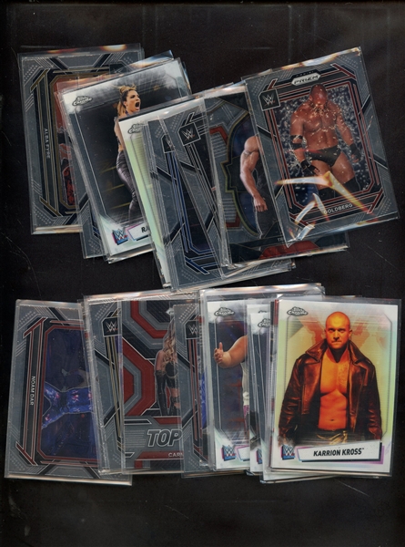 (50) PANINI CHROME WWE LOT # 2