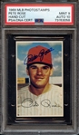 1969 MLB PHOTOSTAMPS SIGNED PETE ROSE PSA MINT 9 PSA/DNA AUTO 10