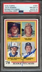 1978 TOPPS 703 SIGNED JACK MORRIS PSA NM-MT 8 PSA/DNA AUTO 10