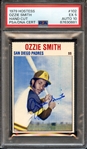 1979 HOSTESS 102 SIGNED OZZIE SMITH PSA EX 5 PSA/DNA AUTO 10