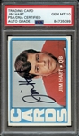 1972 TOPPS 88 SIGNED JIM HART PSA/DNA AUTO 10