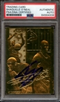 1996 CLASSIC 23 KARAT GOLD SIGNED SHAQUILLE ONEAL PSA/DNA AUTO AUTHENTIC