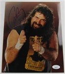 Mick Foley Mankind Cactus Jack Dude Love Signed Auto Autograph 8x10 Photo JSA COA I