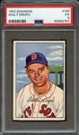 1952 BOWMAN 169 WALT DROPO PSA EX 5