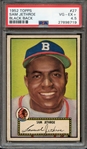 1952 TOPPS 27 SAM JETHROE BLACK BACK PSA VG-EX+ 4.5