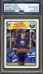 1988 TOPPS 194 SIGNED PIERRE TURGEON PSA/DNA AUTO AUTHENTIC