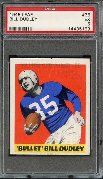 1948 LEAF 36 BILL DUDLEY PSA EX 5