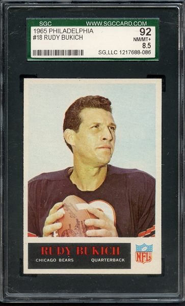 1965 PHILADELPHIA 18 RUDY BUKICH SGC NM/MT+ 92 / 8.5