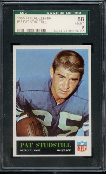 1965 PHILADELPHIA 67 PAT STUDSTILL SGC NM/MT 88 / 8