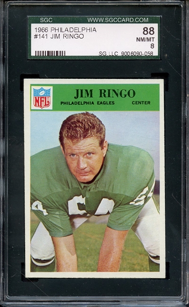 1966 PHILADELPHIA 141 JIM RINGO SGC NM/MT 88 / 8