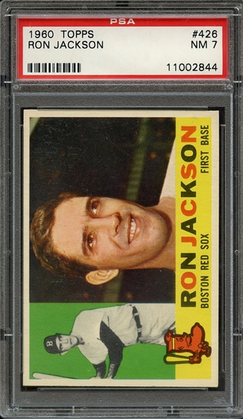 1960 TOPPS 426 RON JACKSON PSA NM 7