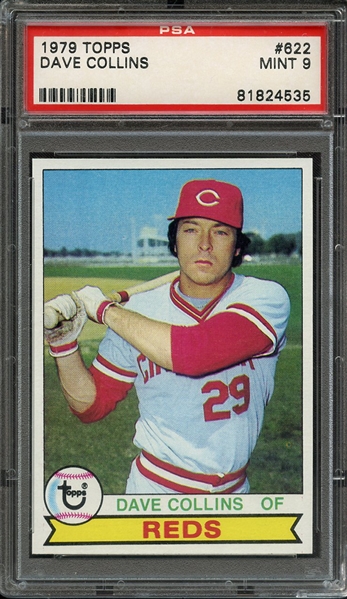 1979 TOPPS 622 DAVE COLLINS PSA MINT 9