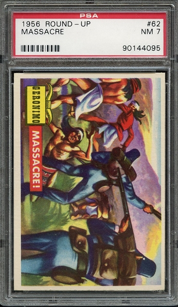 1956 ROUND-UP 62 MASSACRE PSA NM 7