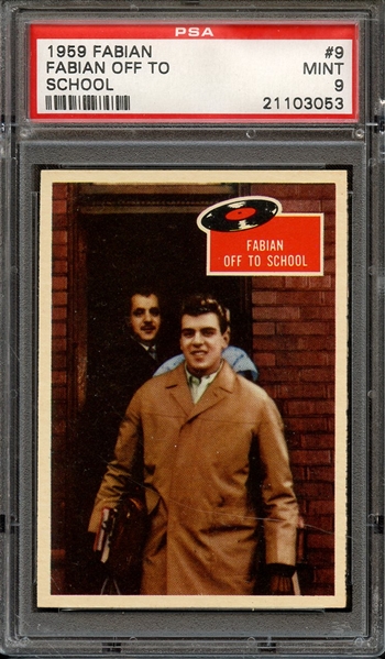 1959 FABIAN 9 FABIAN OFF TO SCHOOL PSA MINT 9