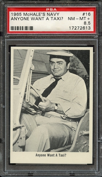 1965 McHALE'S NAVY 16 ANYONE WANT A TAXI? PSA NM-MT+ 8.5