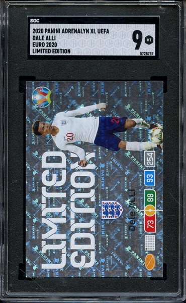 2020 PANINI ADRENALYN XL UEFA EURO 2020 LIMITED EDITION DALE ALLI SGC MINT 9