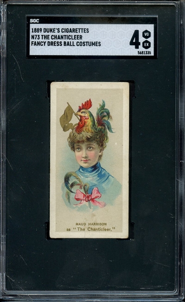 1889 DUKE'S CIGARETTES N73 FANCY DRESS BALL COSTUMES THE CHANTICLEER SGC VG-EX 4
