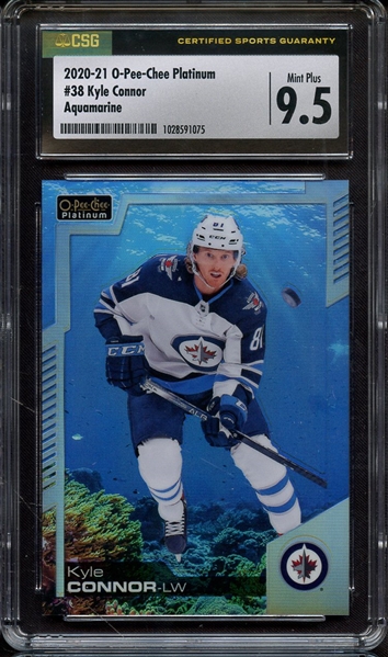 2020 O-PEE-CHEE PLATINUM AQUAMARINE 38 KYLE CONNOR CSG MINT+ 9.5