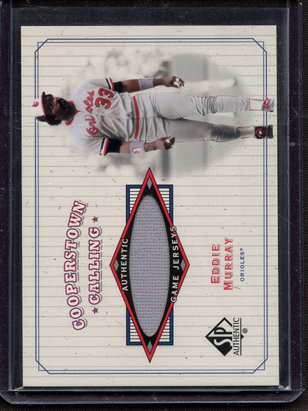 2001 SP AUTHENTIC EDDIE MURRAY GAME USED JERSEY