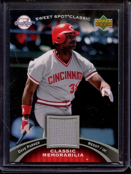 2007 UPPER DECK SWEET SPOT CLASSIC DAVE PARKER GAME USED JERSEY