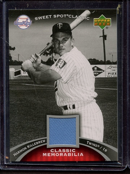 2007 UPPER DECK SWEET SPOT CLASSIC HARMON KILLEBREW GAME USED BAT