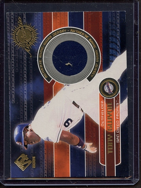 2001 PACIFIC PRIVATE STOCK TONY GWYNN GAME USED JERSEY